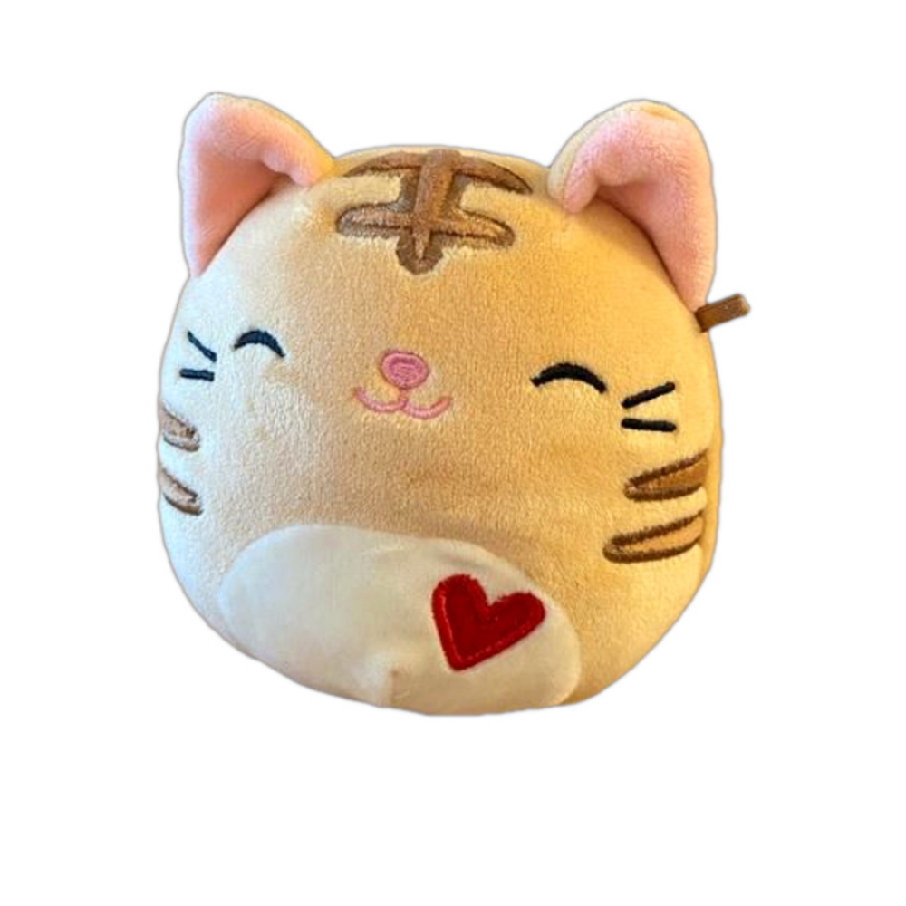 Squishmallows Nathan the Tabby Cat 5” Valentine's Day Canadian Exclusive